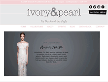 Tablet Screenshot of ivoryandpearl.com